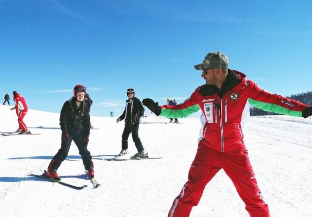 In the company of the instructors